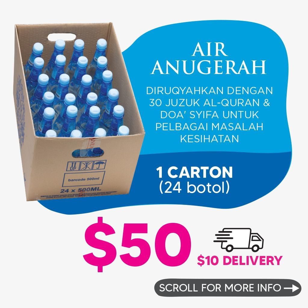 Air Anugerah Terapi Sains & Doa Syifa - 1 Carton
