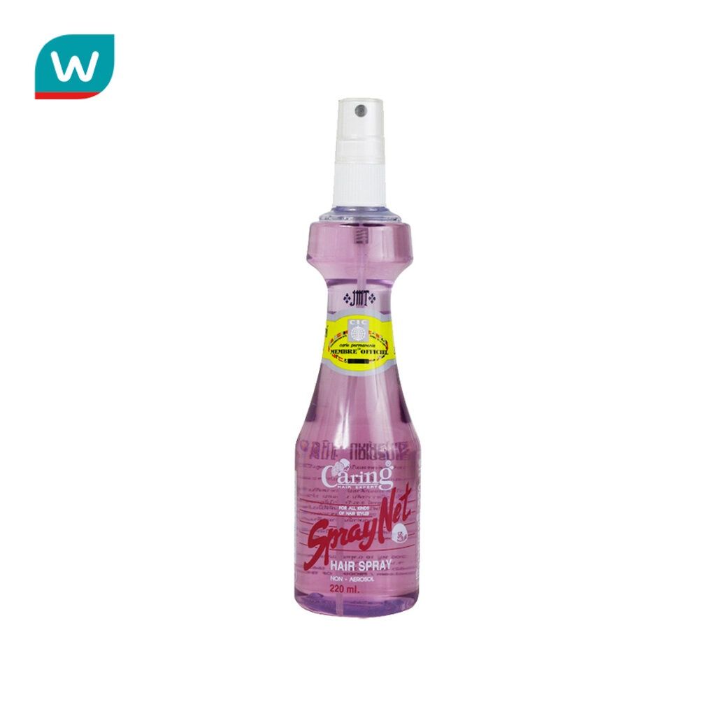 Caring SprayNet Hair Spray 220ml - Pink