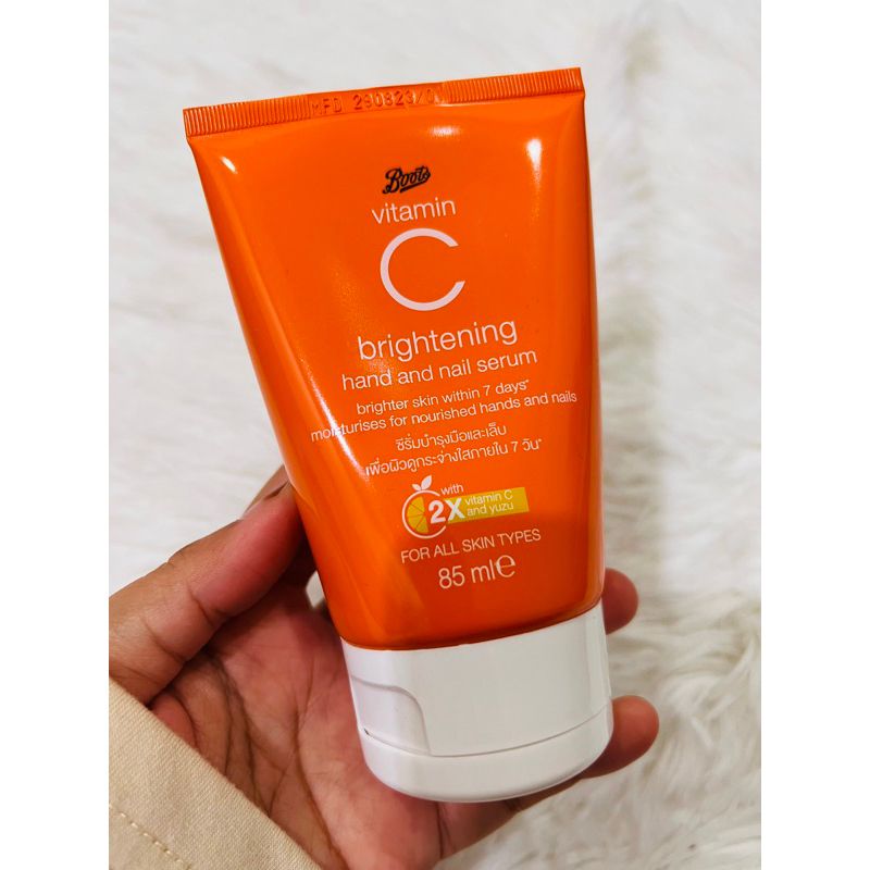 Boots Vitamin C Brightening Hand & Nail Cream 85ml