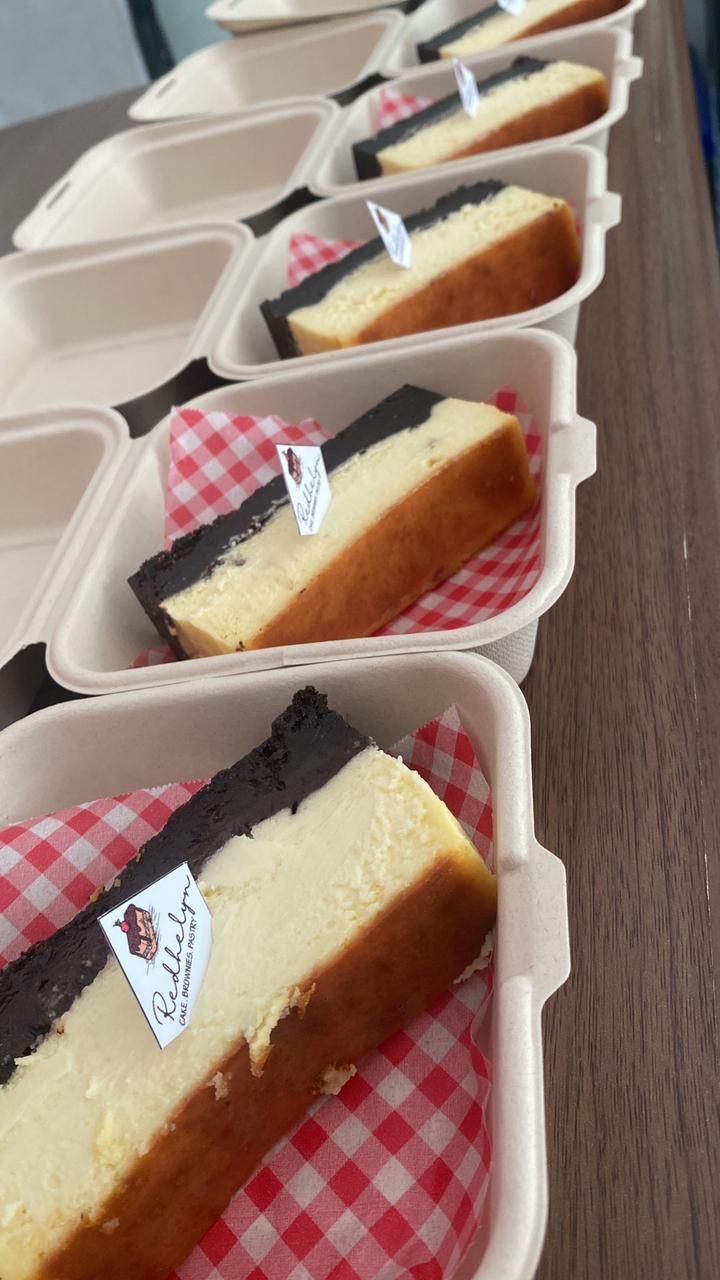 Burnt cheesecake brownies 