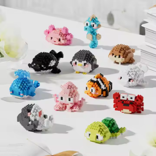 Sea Creatures Mini Bricks