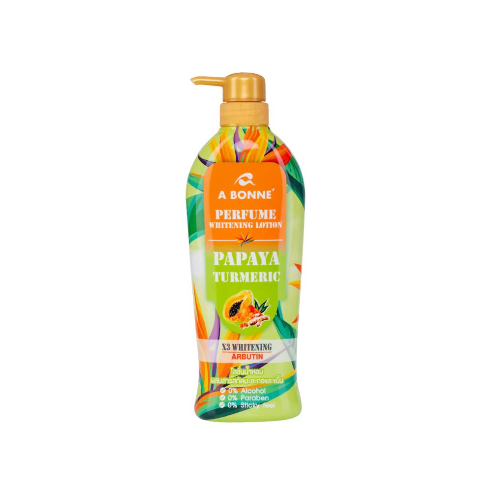 A Bonne Perfume Whitening Lotion (500ml) - Papaya Tumeric