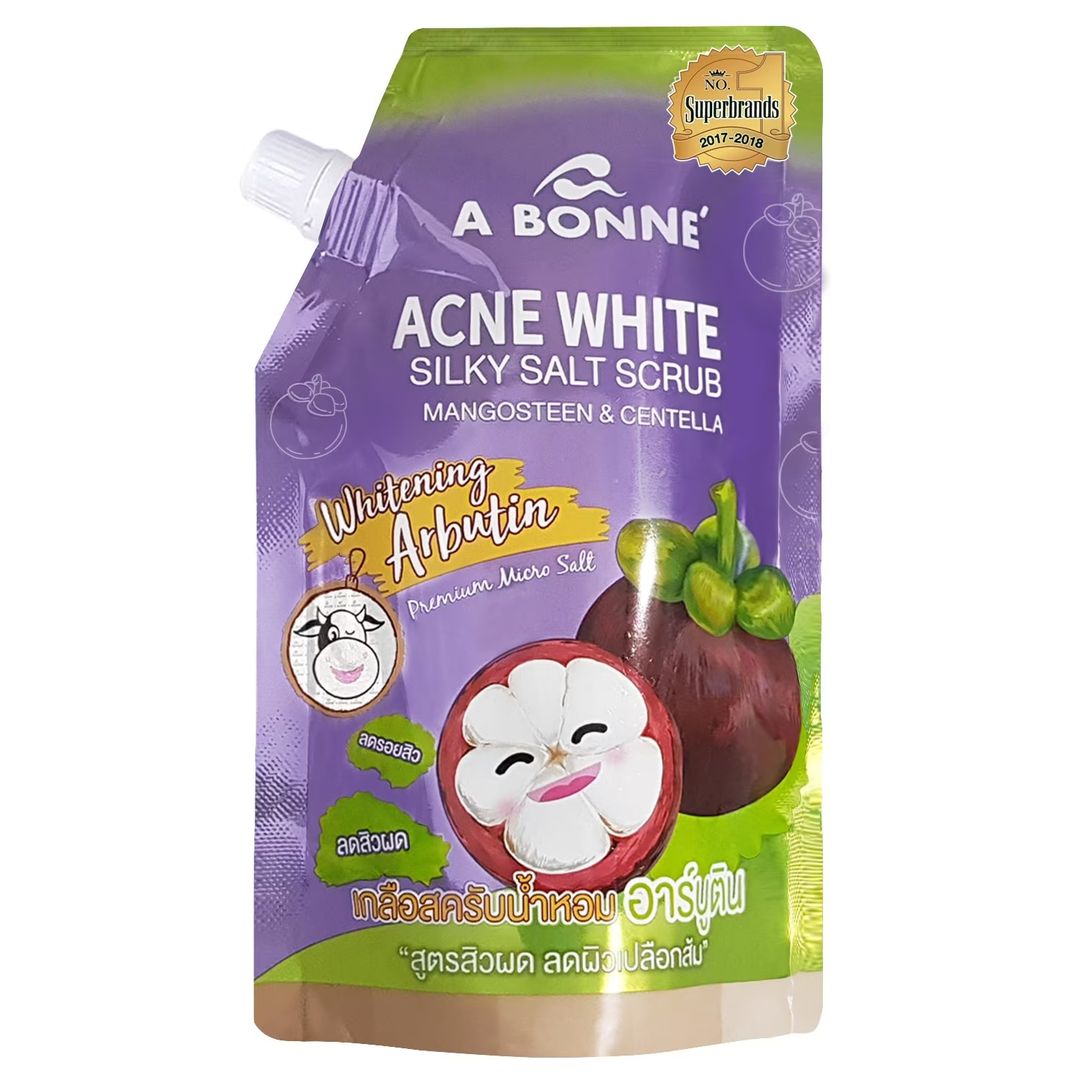 A Bonne Silky Scrub Acne White (350g) - Mangosteen & Centella