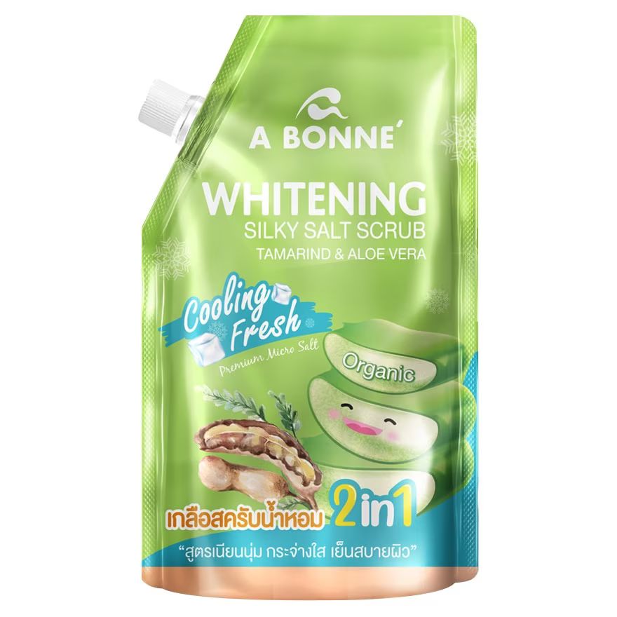 A Bonne Silky Scrub Whitening (350g) - Tamarind & Aloe Vera
