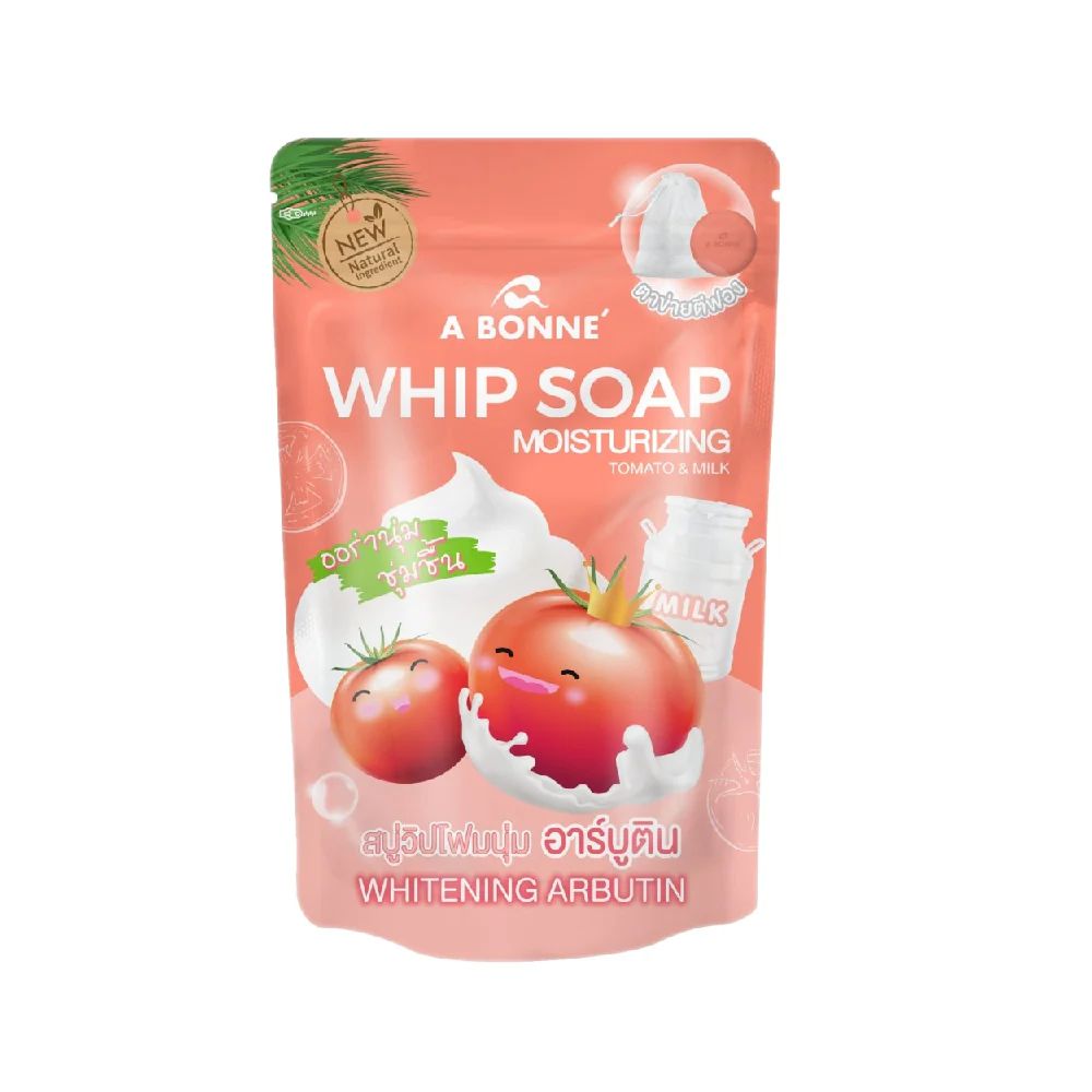 A Bonne Whip Soap Moisturizing (100g) - Tomato & Milk