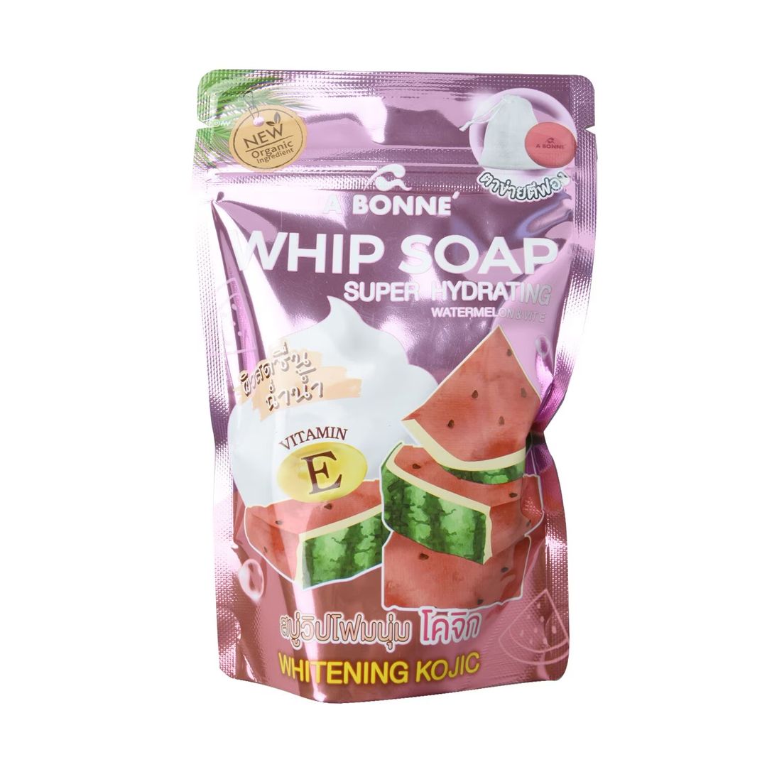 A Bonne Whipp Soap Super Hydrating (100g) - Watermelon & Vitamin E