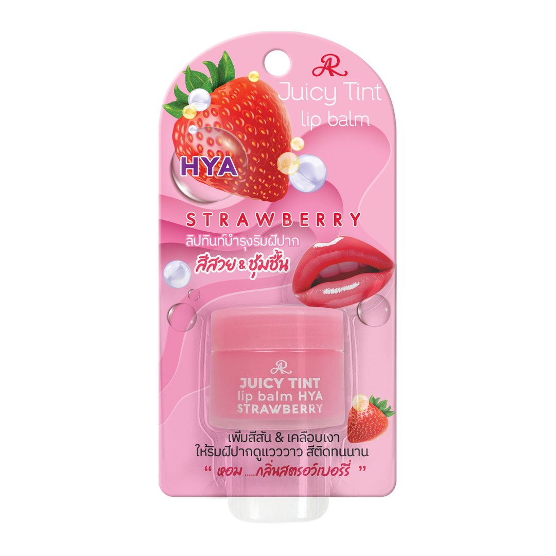 AR Aron Juicy Tint Lip Balm HYA 7.4g - Strawberry