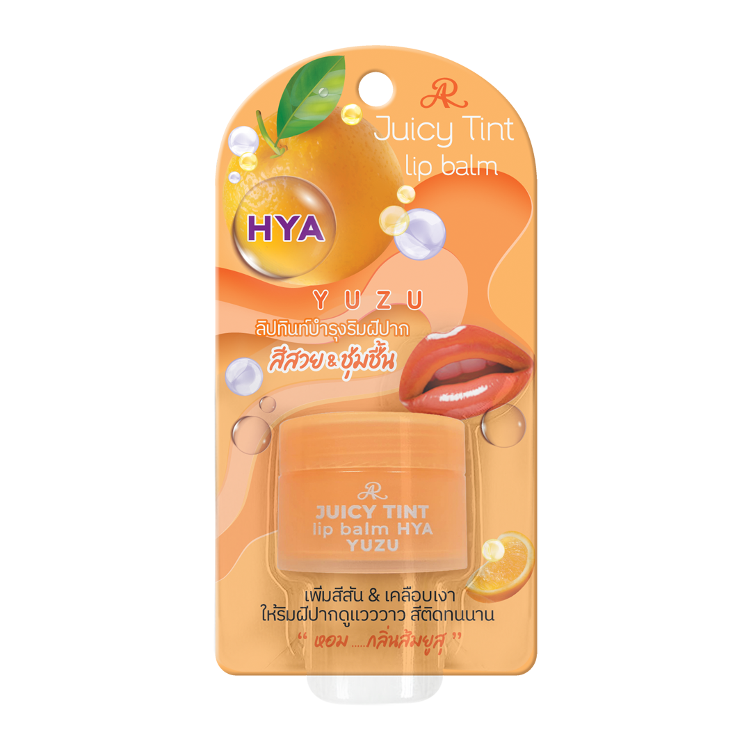 AR Aron Juicy Tint Lip Balm HYA 7.4g - Yuzu