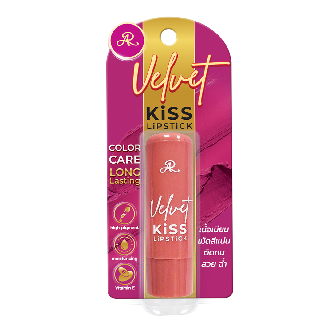AR Aron Velvet Kiss Lipstick - Posh Pink