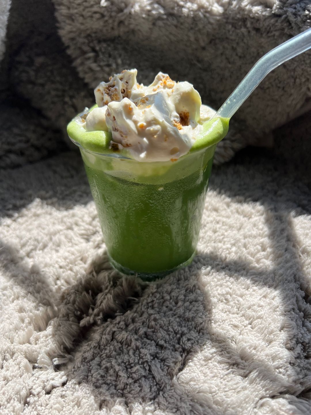 Banana pudding Matcha Latte