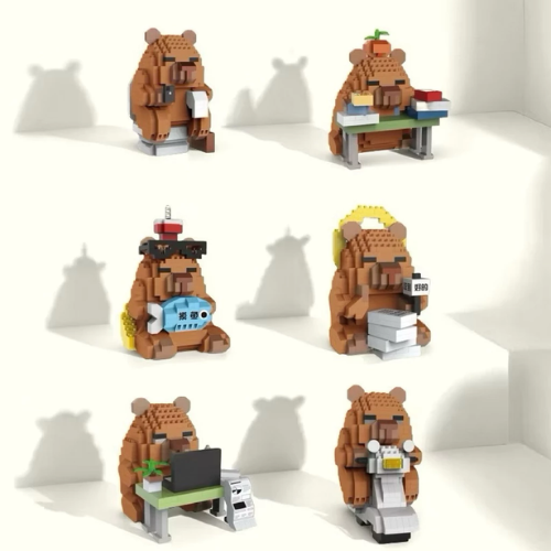 Working Capybara Mini Bricks