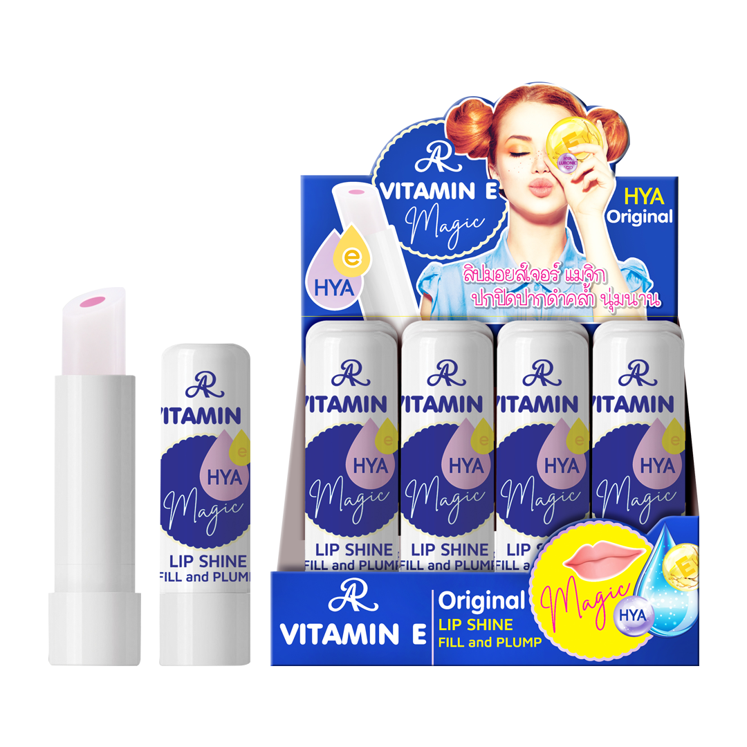 AR Aron Vitamin E HYA Magic Lip Shine - Original (Box of 12)