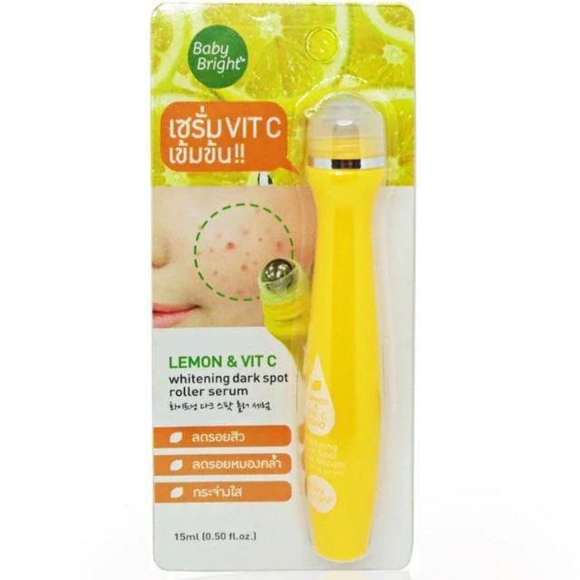 Baby Bright Eye Roller (15ml) - Lemon & Vit C Whitening Dark Spot