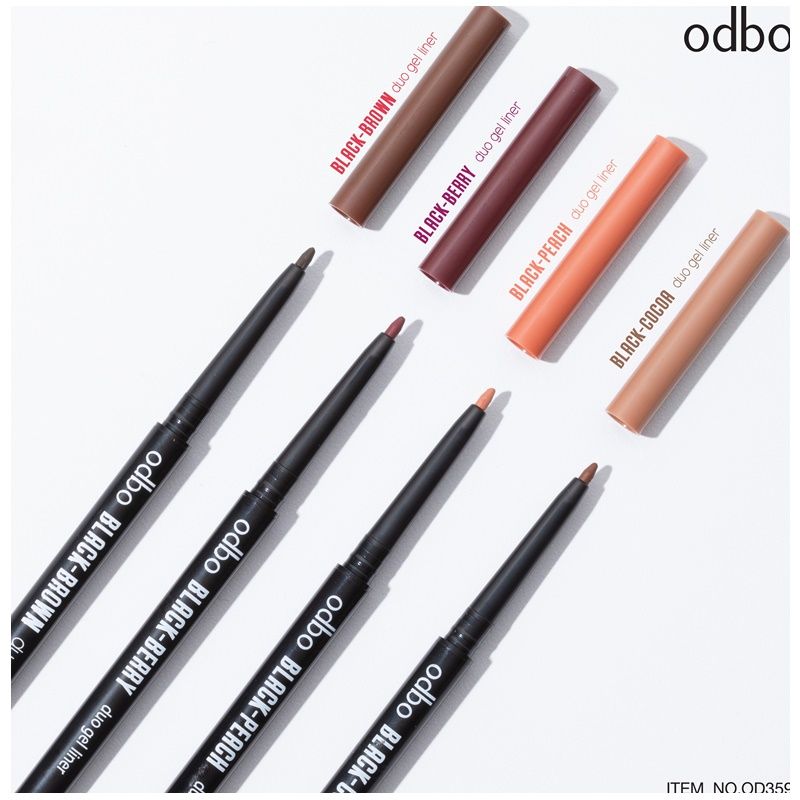Odbo Duo Gel Liner (0.2g) -  Black-Brown