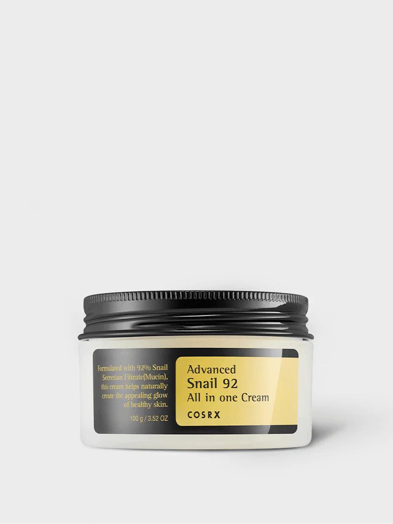 Cosrx Advanced Snail 92 - Crème Tout-en-Un à l'Escargot - Visage - Tous Types de Peaux, 100ml