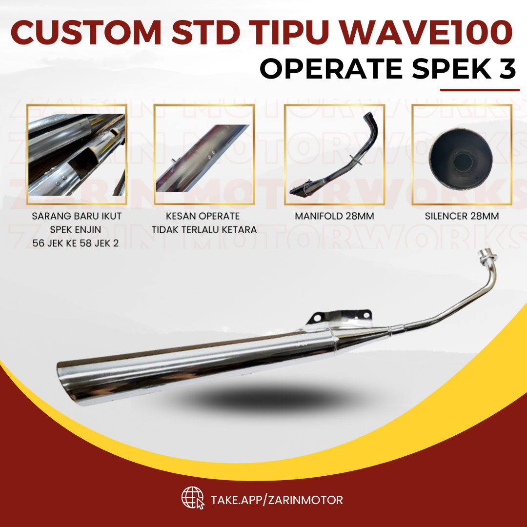 STD TIPU WAVE100 LAMA SPEK 3 - CUSTOM OPERATE