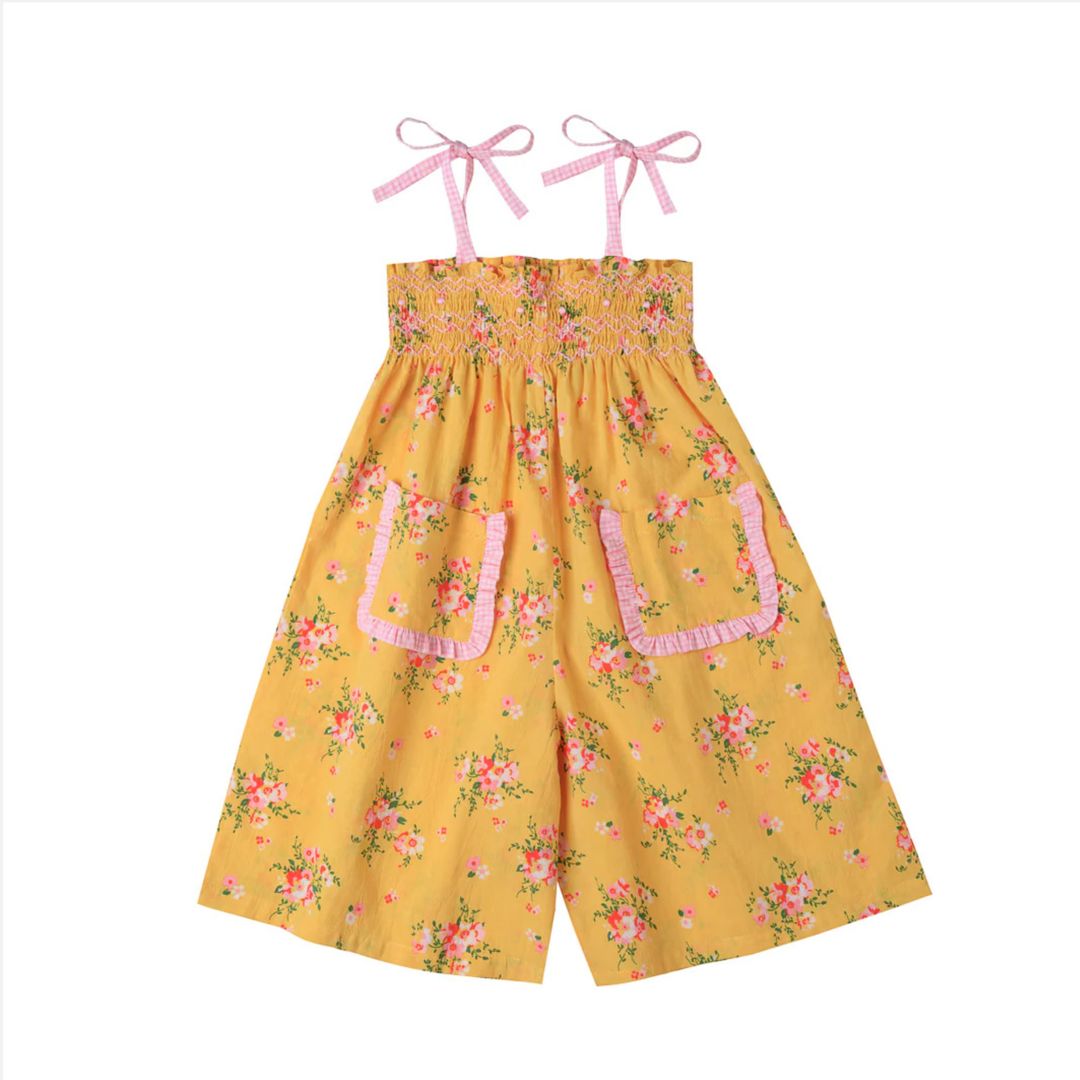 *Pre-order* Enola Smock Jumpsuit (Pretty Posie)