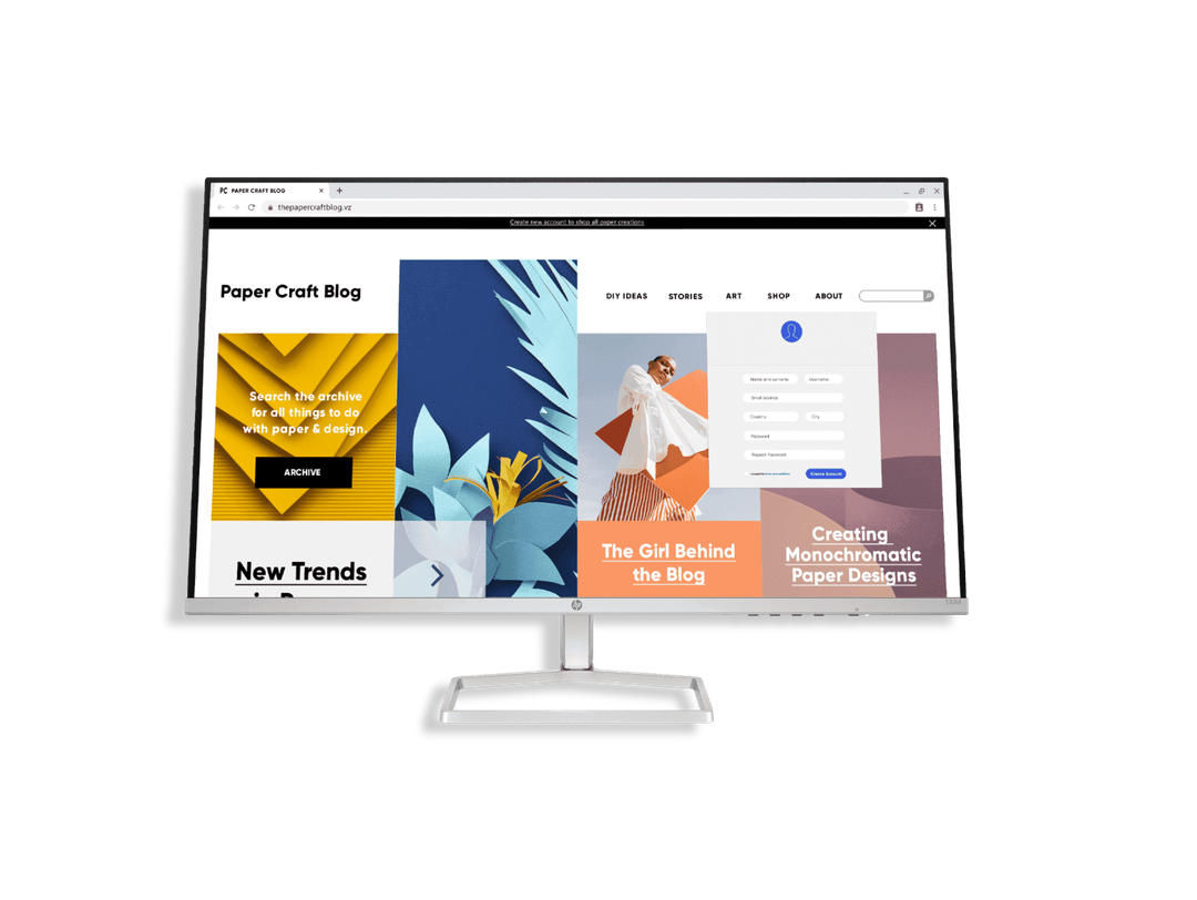 HP Series 5 31.5 inch FHD Monitor - 532sf