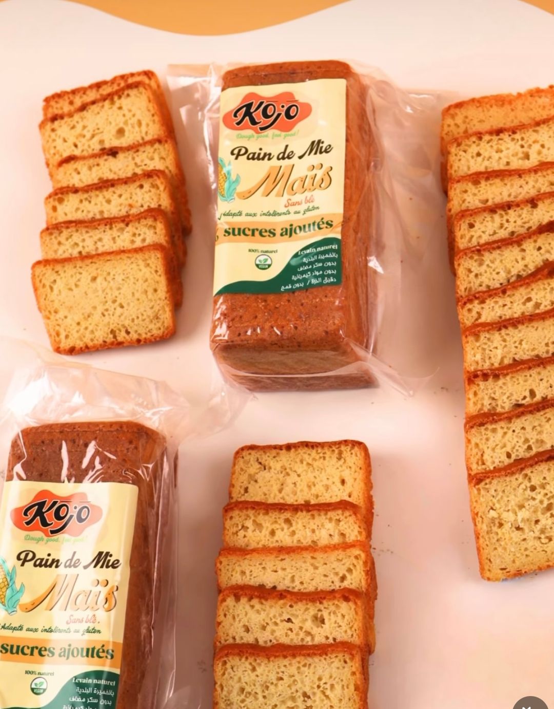 Pain de mie maïs 🌽 - sans gluten 