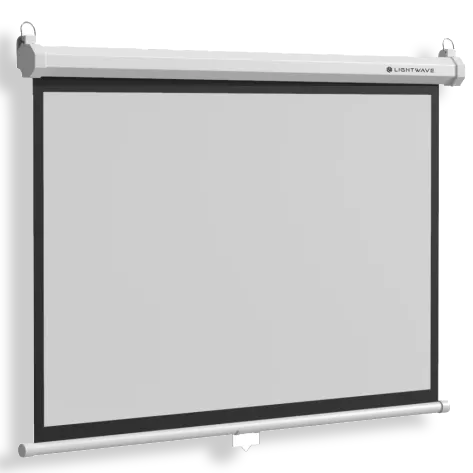  LW MPS - 180M Manual Projector Screen 180 X 180 CMS