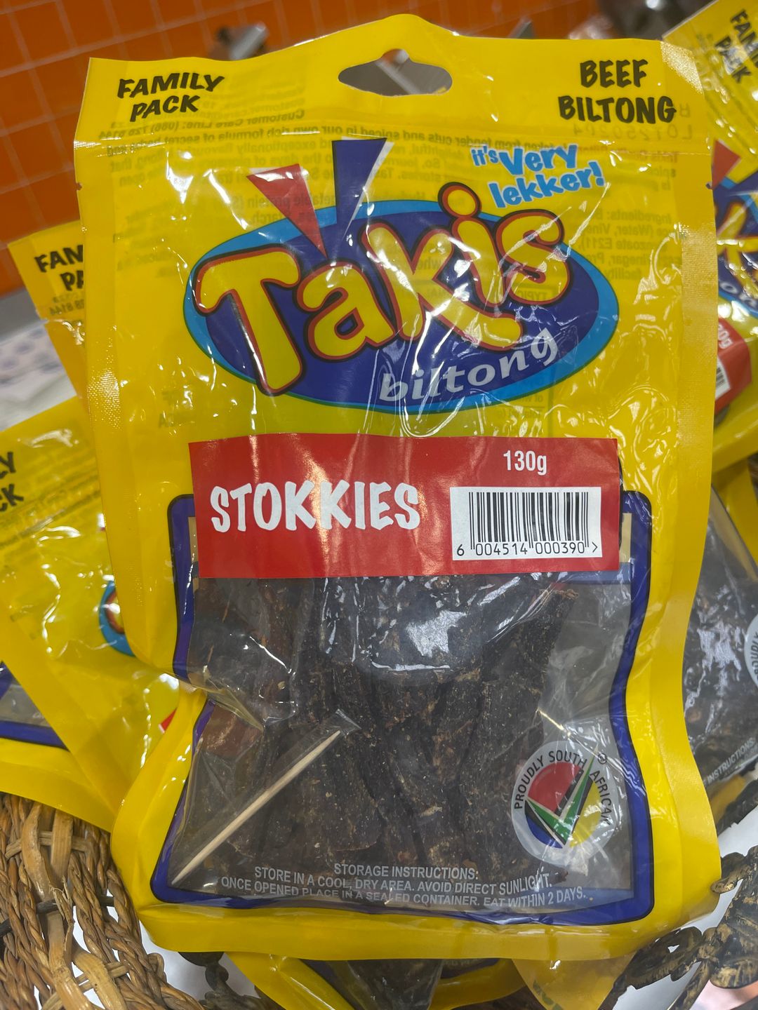 Takis biltong stokkies 130g
