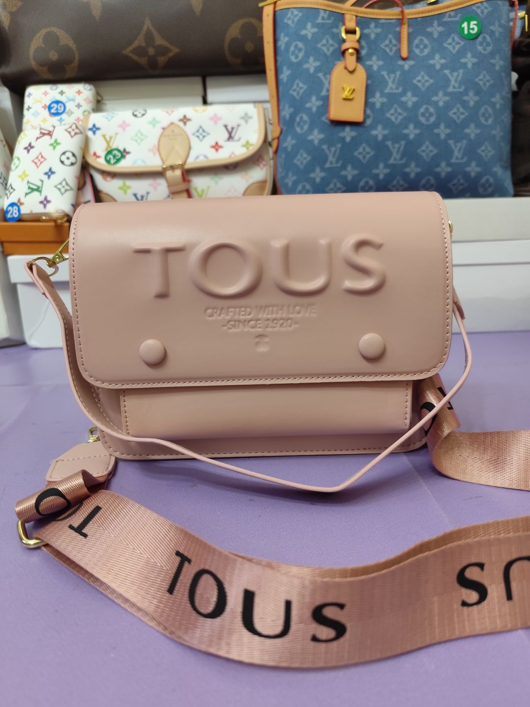 Bolsos Oso, color rosa claro