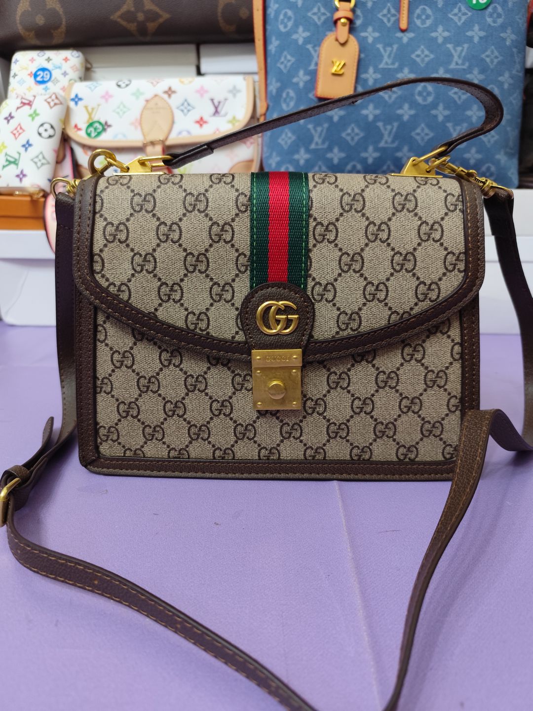 Bolsos GG, mediano estampado g pequeñas