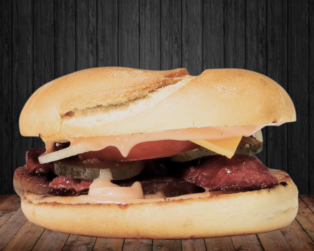 Rockefeller – Beef, Macon & Cheese Burger 