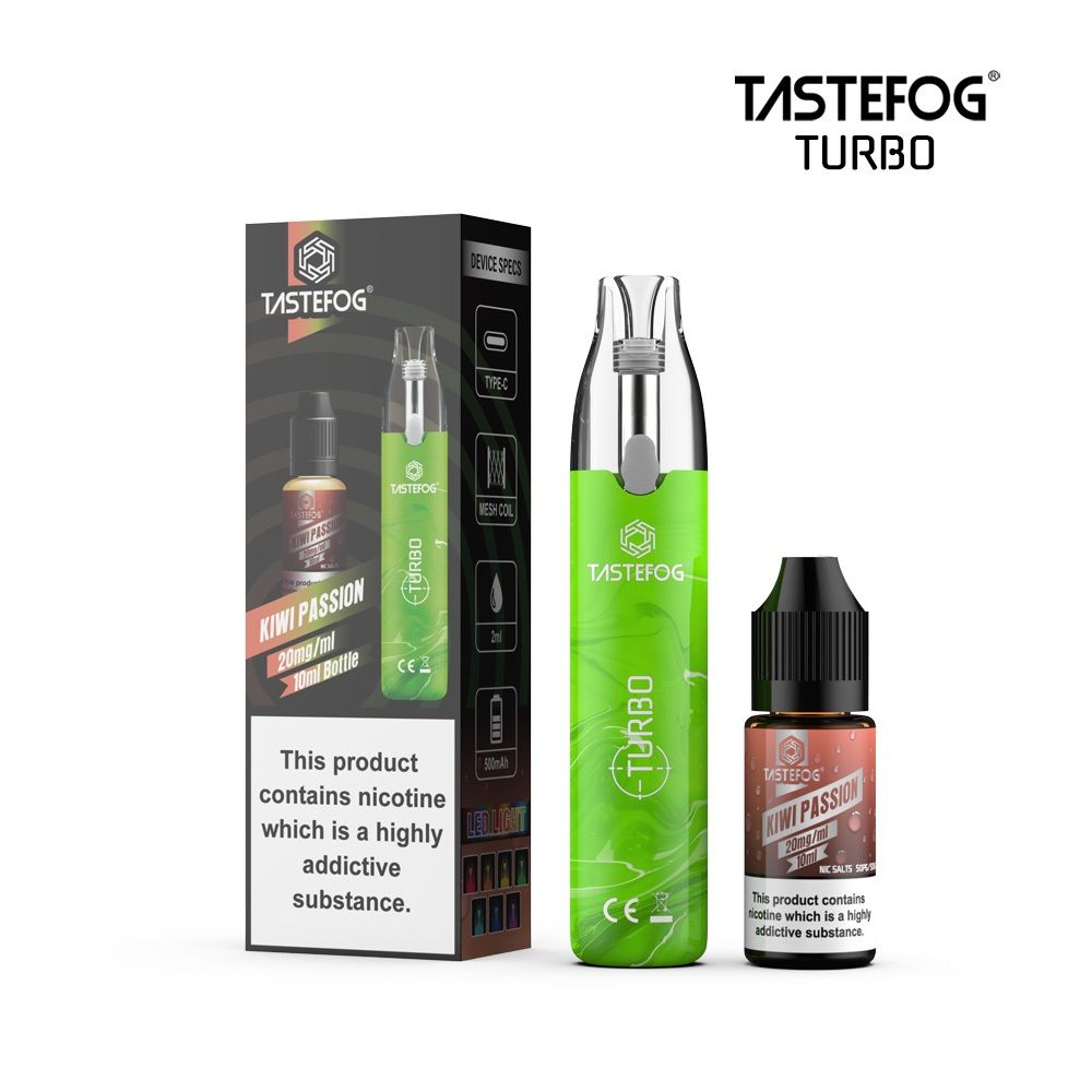 TasteForg Turbo – Vape Rechargeable + E-liquide