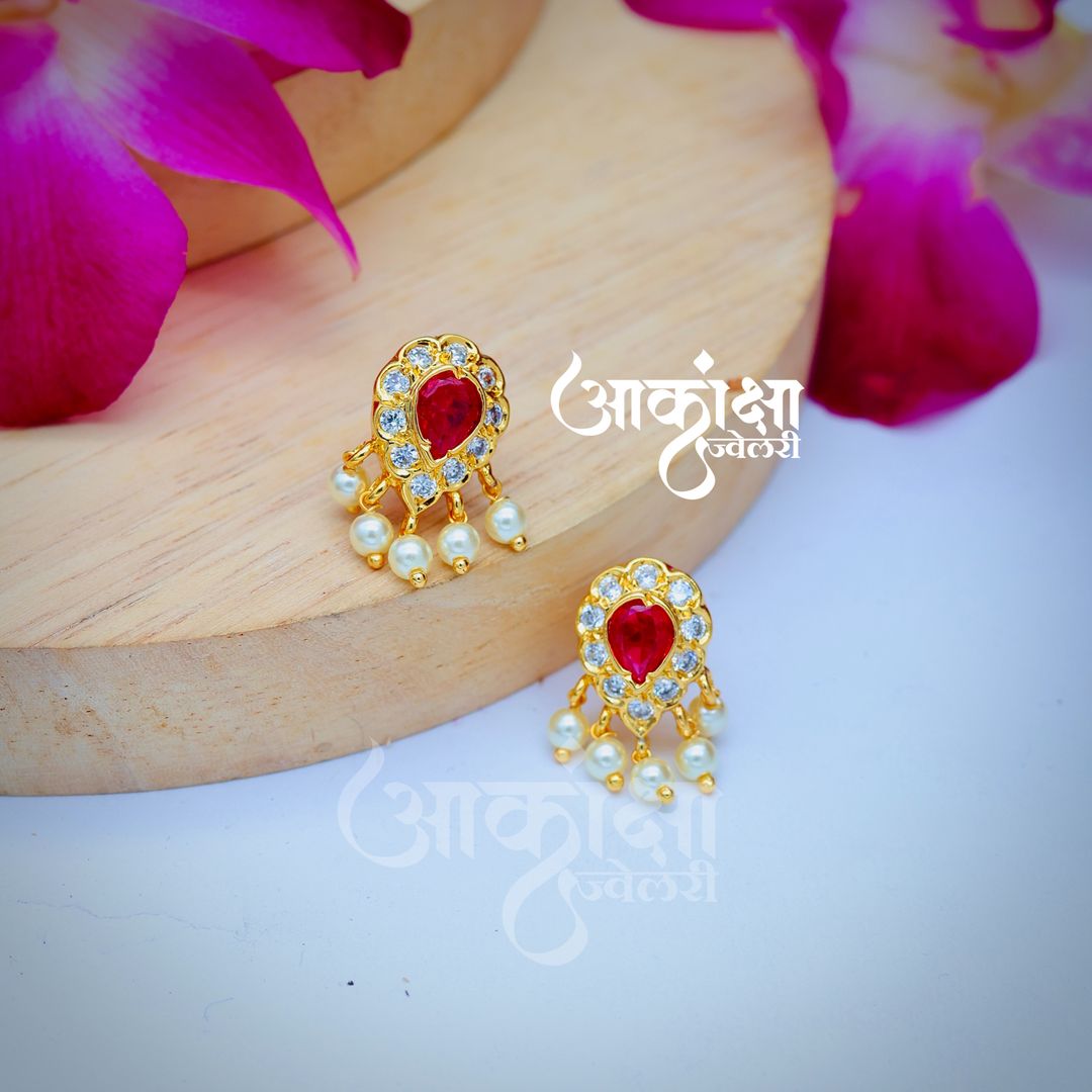Moti-Badam Earrings