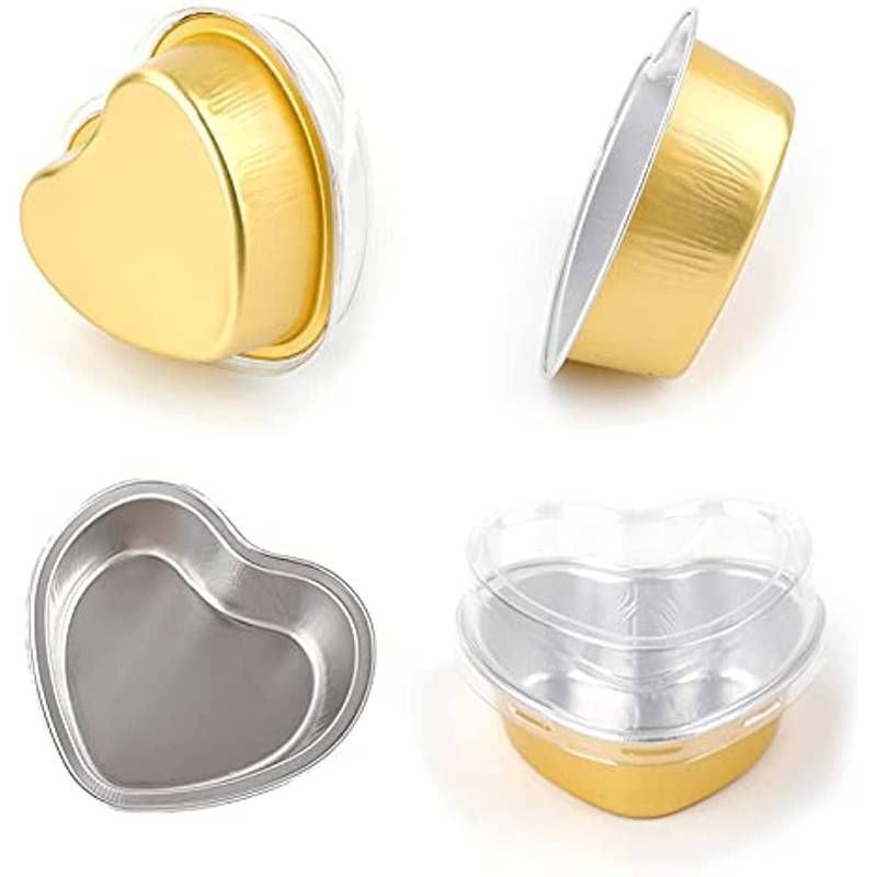Gold heart foil