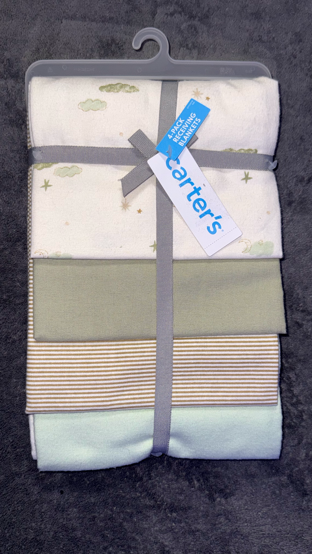 4 Pack Receiving Blankets (Carter)