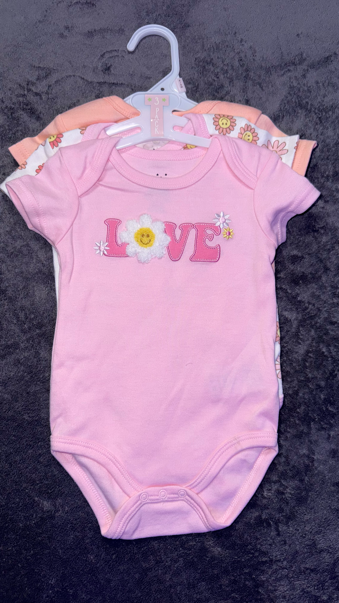 3 Pcs Onesie Set 