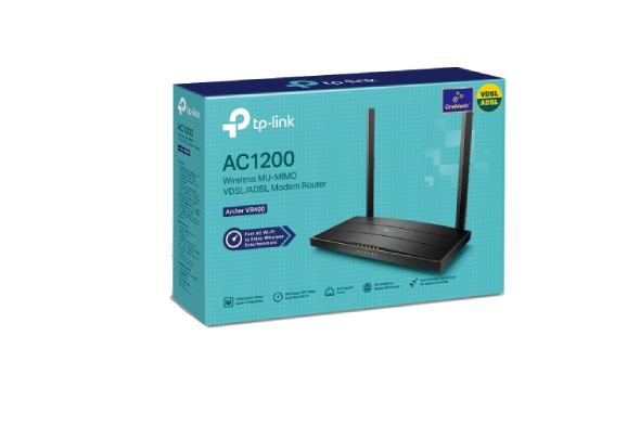 Router Wi-Fi TP-Link AC1200 Dual Band: 1200 Mbps, 4 Antenne Con Beamforming, Porte Gigabit, Streaming 4K E MU-MIMO