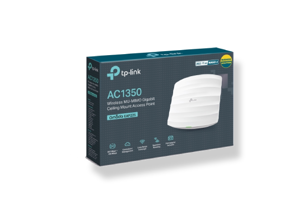  TP-Link Archer AC1350 Wireless Dual Band Gigabit Ceiling Mount Access Point EAP225