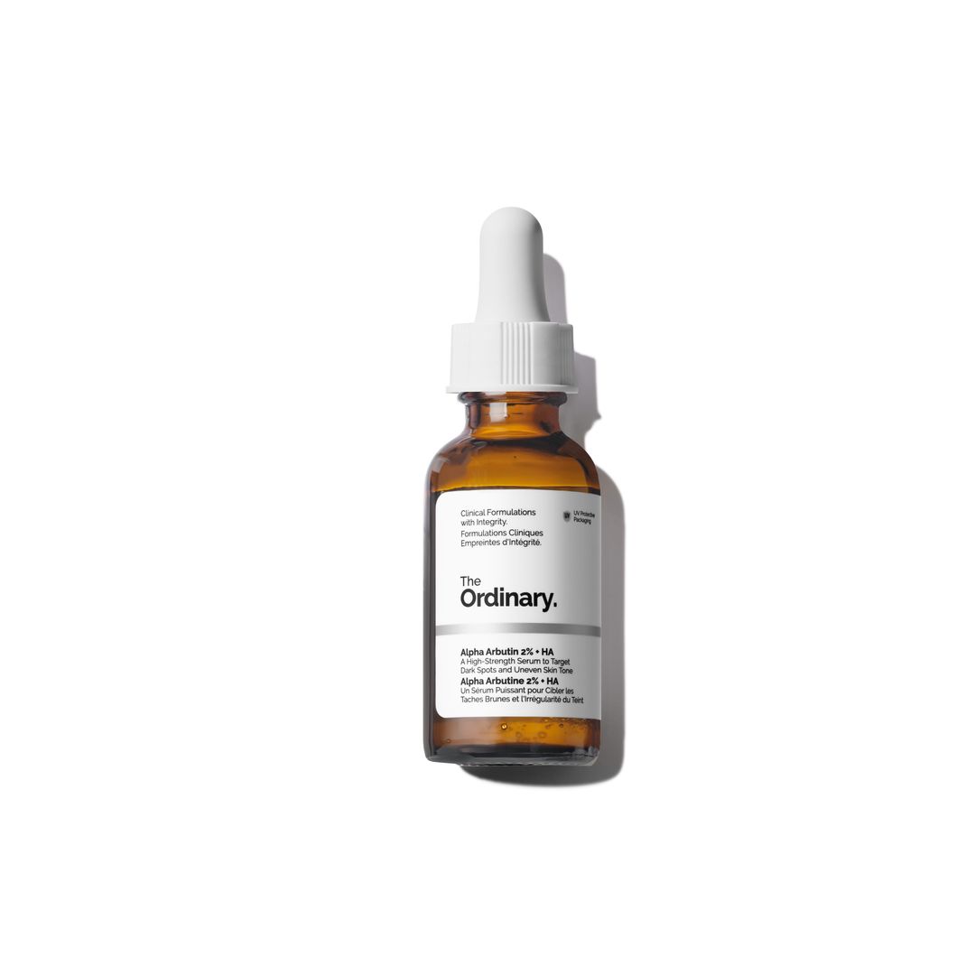 The Ordinary Alpha Arbutine 2% + HA - Sérum Anti Hyper-Pigmentation - Visage - Tous Types de Peaux, 30ml