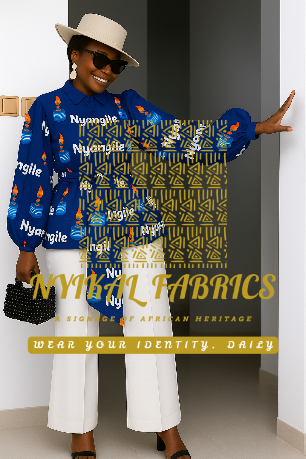 Nyangile Blue Top