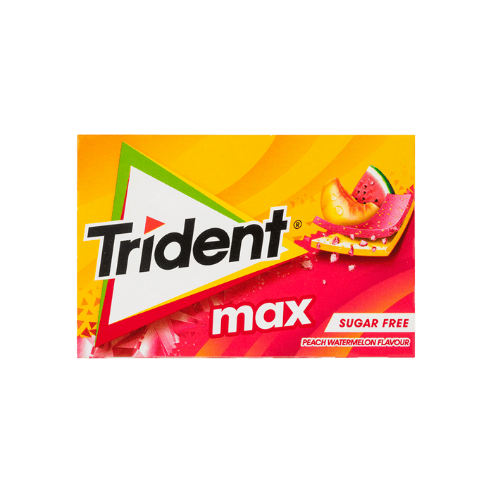 Trident Max Folha Pessego/Melancia