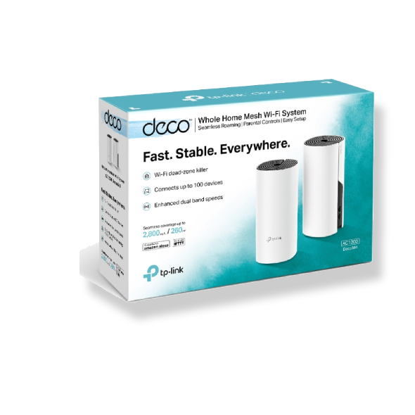  TP-Link Deco M4 Whole Home Mesh Wi-Fi System 