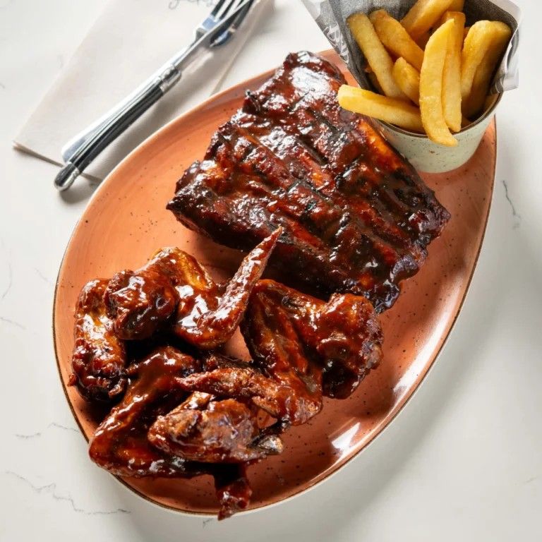 Ribs & Wings Combo - & Chips