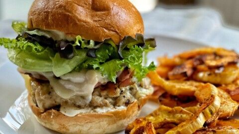 Chicken Cordon Bleu - & Chips