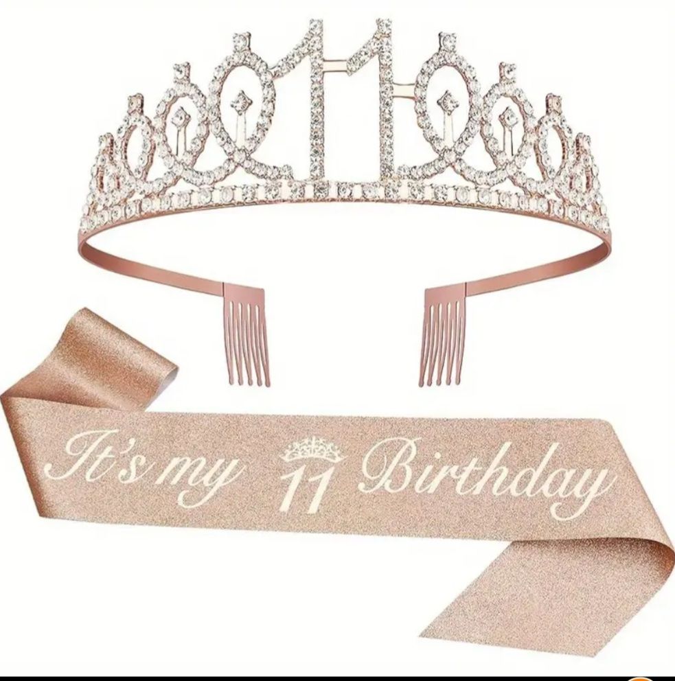 Birthday Crown and Sash