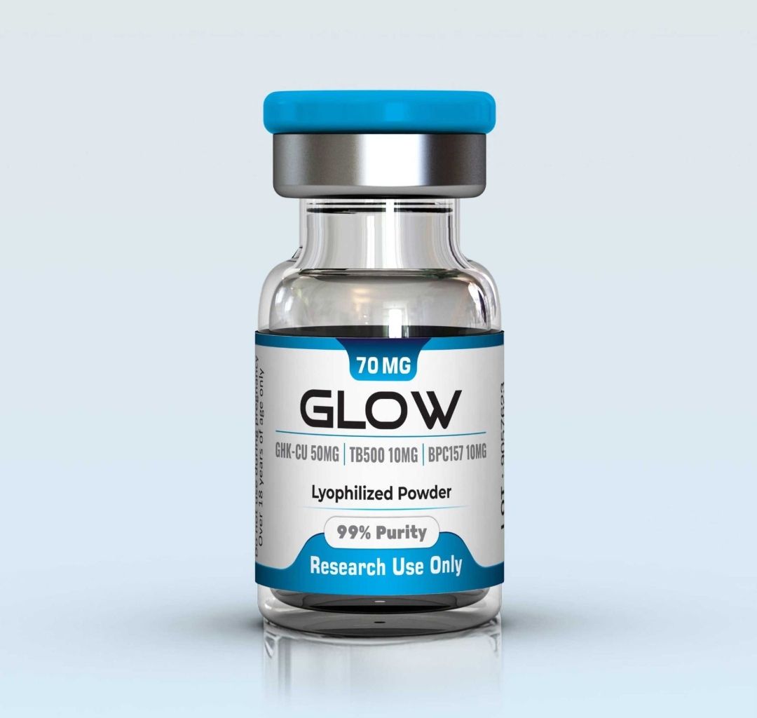 Glow 70mg (TB500 10mg + BPC-157 10mg + GHK-Cu 50mg)