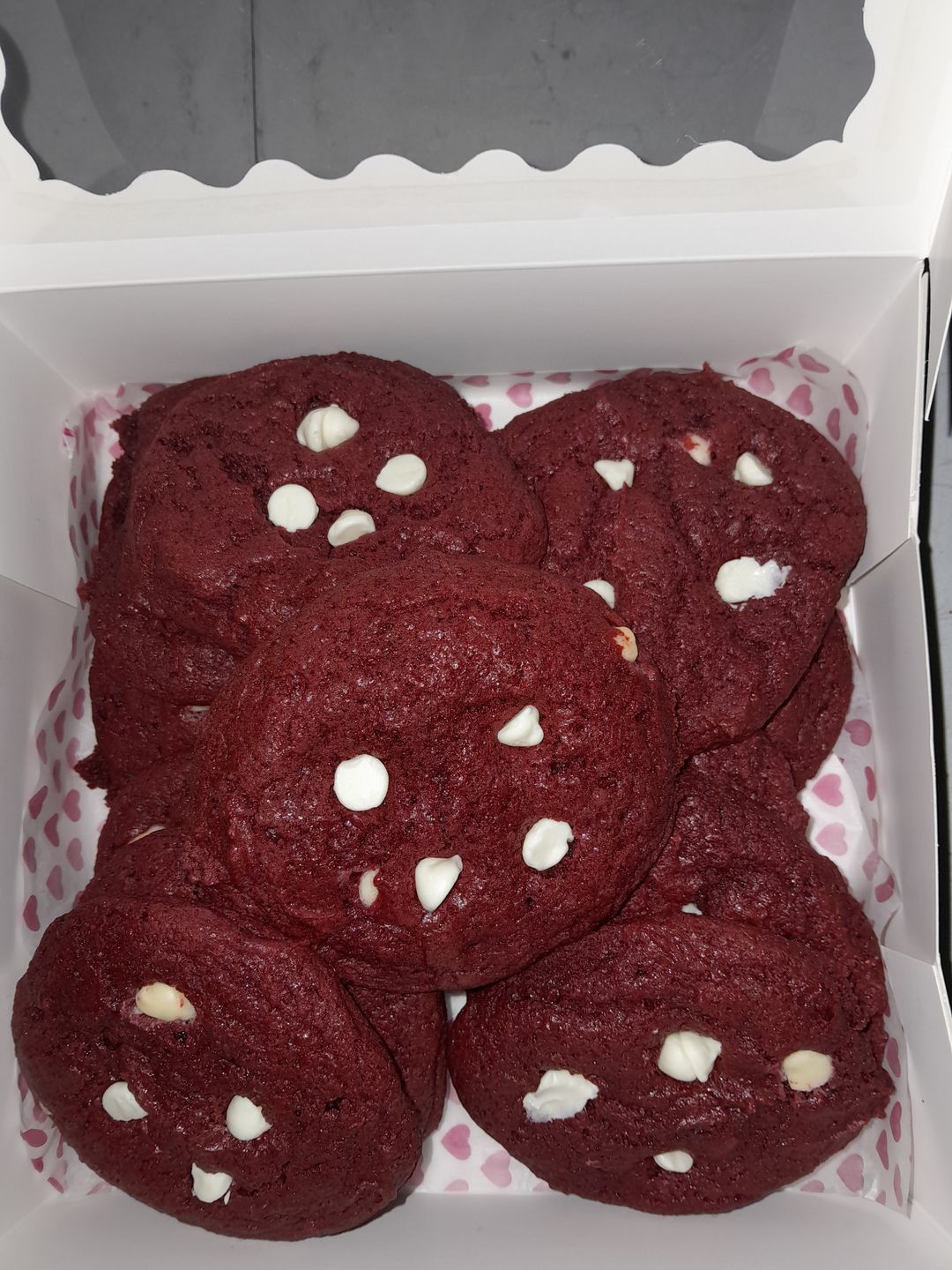 Red velvet cookies 