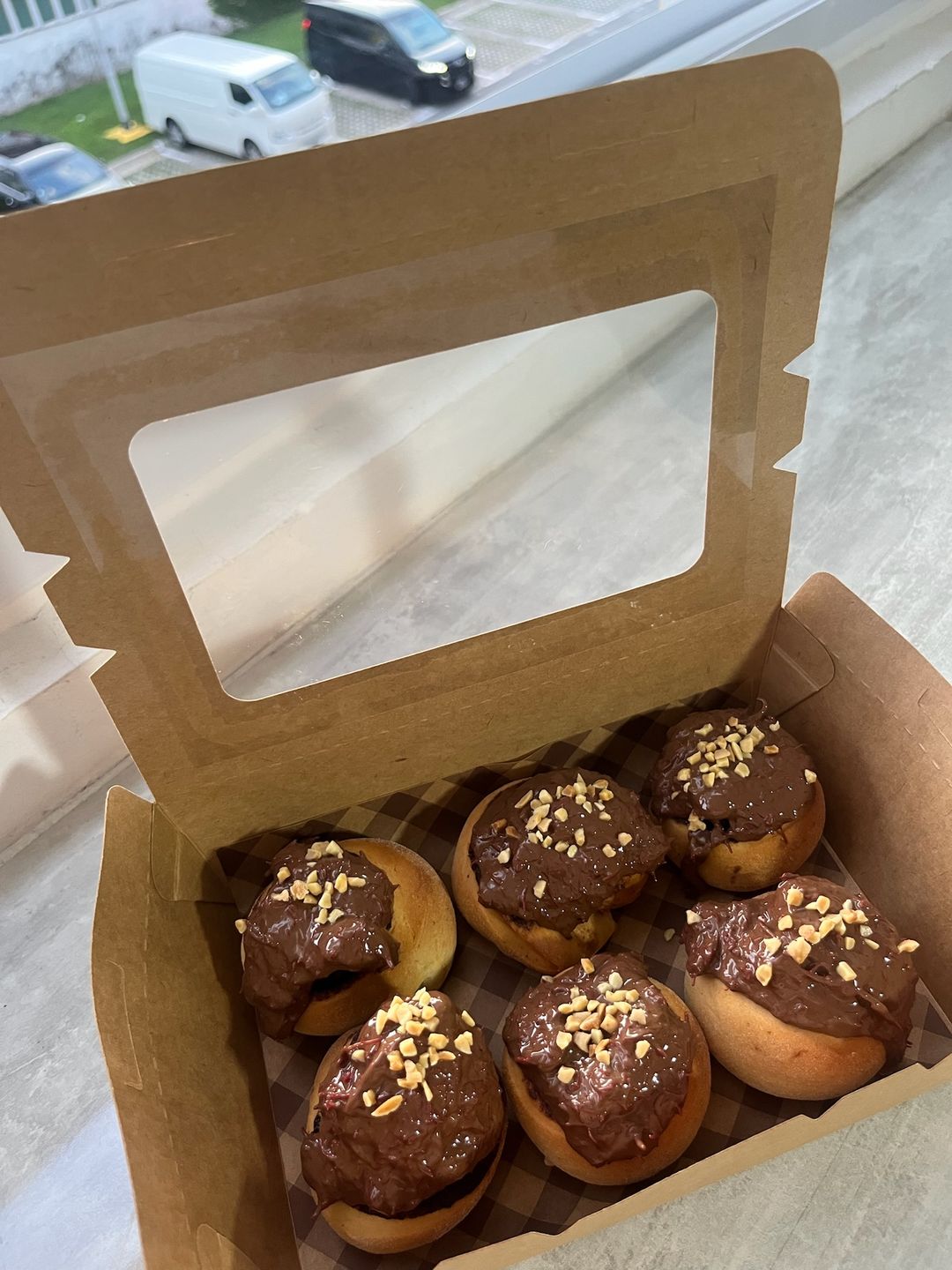 Mini Chocolate Kunafa Rolls