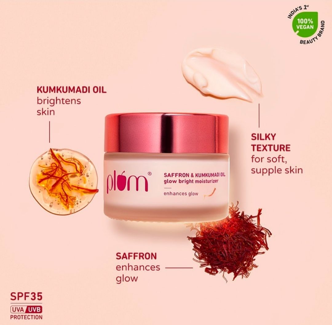 Saffron and Kumkumadi Oil Glow Bright Moisturizer 