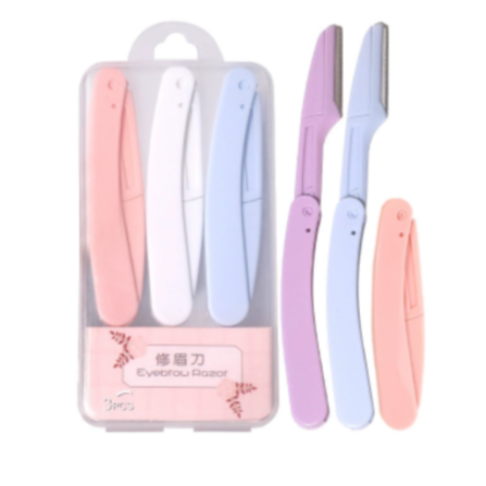 3 pcs Eyebrow Razor Set (Pack of 12)