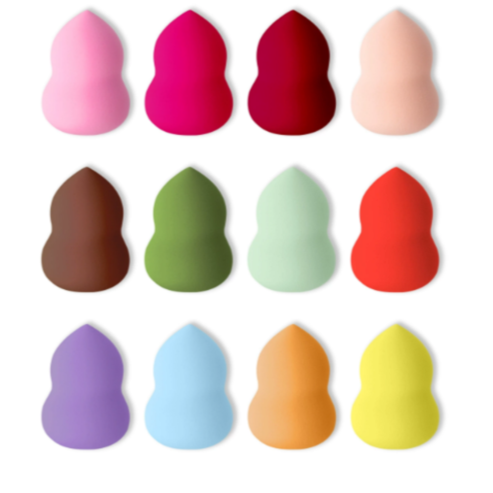 Make Up Sponge Pear Shape (in plastic) Pack of 24 *can choose color or random color