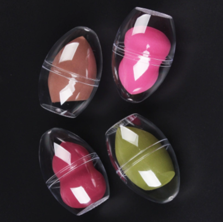 Make Up Sponge Pear Shape (in container) Pack of 24 *can choose color or random color