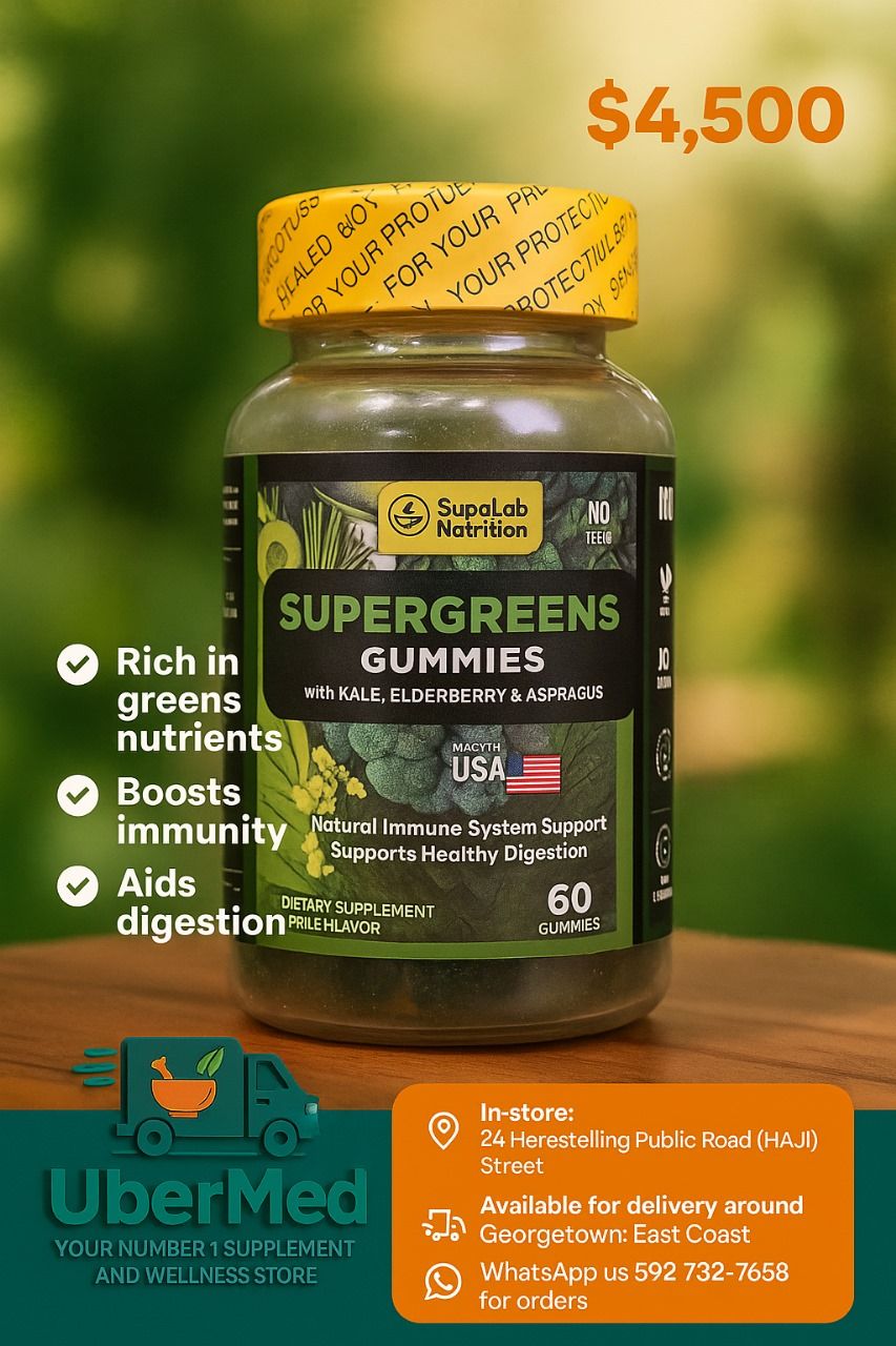Super greens and vegetables gummies 